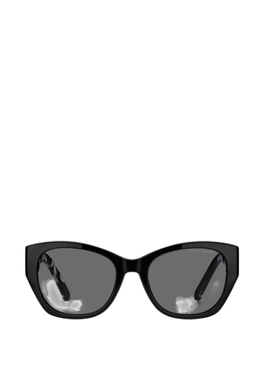 Marc Jacobs Eyewear logo-print cat-eye sunglasses - Black