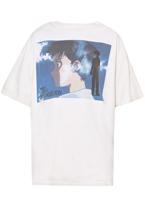SAINT MXXXXXX Evangelion Shinji cotton T-shirt - White