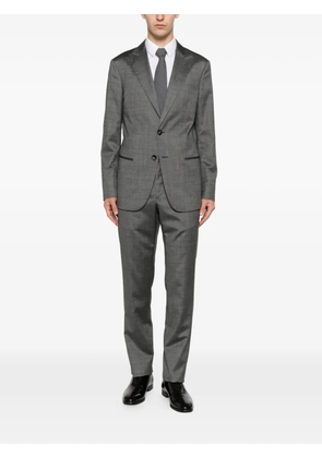 Giorgio Armani single-breasted notch-lapel suit - Grey