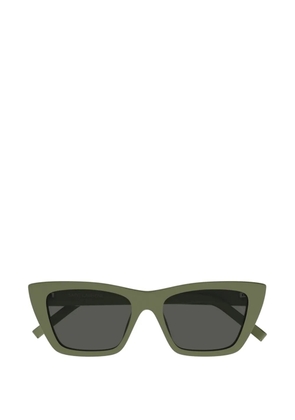 Saint Laurent cat-eye frame sunglasses - Green