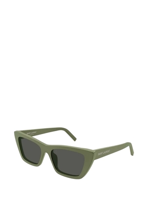 Saint Laurent cat-eye frame sunglasses - Green