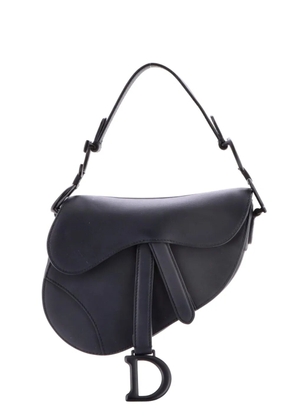 Christian Dior Pre-Owned Ultra Matte Saddle Handbag Leather Mini shoulder bag - Black