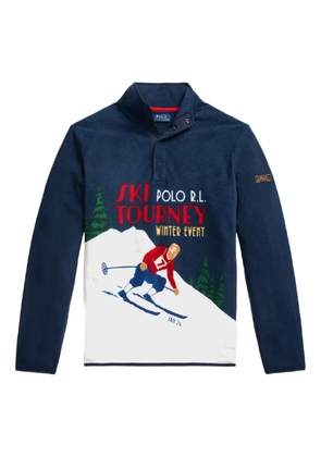 Polo Ralph Lauren skier-graphic fleece sweatshirt - Blue