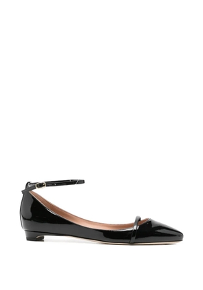 Malone Souliers Mary ankle-strap ballet flats - Black