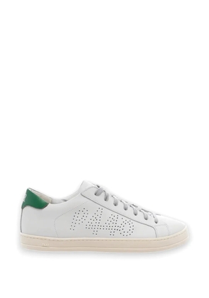 P448 John logo-perforated sneakers - White