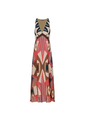 Volantis Granada maxi dress - Neutrals