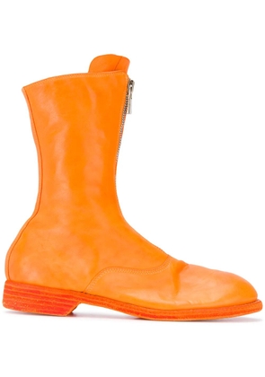Guidi calf-length boot - Orange