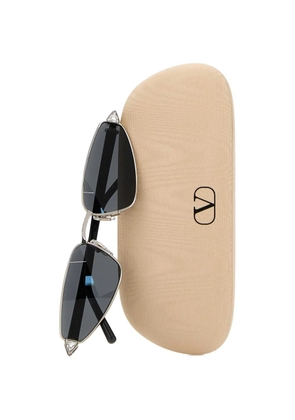 VALENTINO GARAVANI EYEWEAR stud-embellished cat-eye sunglasses - Silver