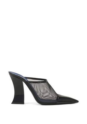 Lanvin mesh pointed pumps - White