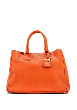 Prada Pre-Owned Convertible Shopper Vitello Daino Large tote bag - Orange