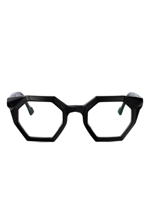 Yohji Yamamoto cat-eye glasses - Black