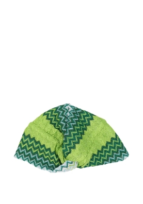 Missoni knot-detail hat - Green