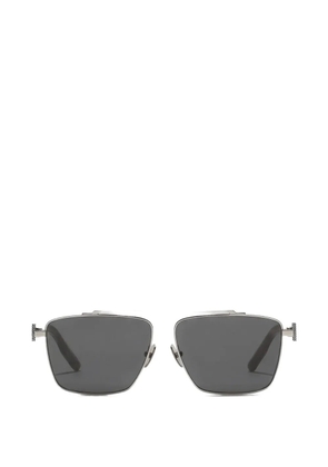 Dolce & Gabbana Eyewear metal plaque sunglasses - Silver