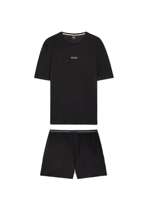 BOSS logo-print pyjamas set - Black