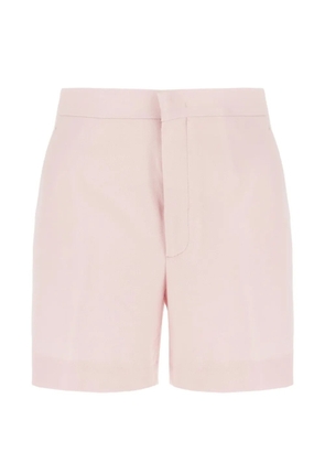 Tagliatore stretch-wool shorts - Pink