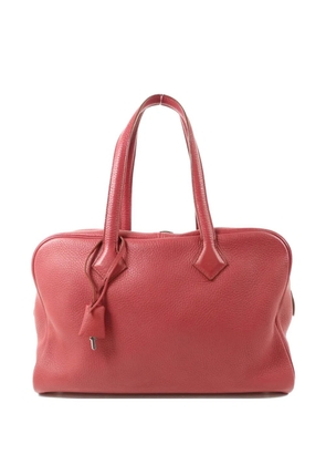 Hermès Pre-Owned Victoria leather handbag - Red
