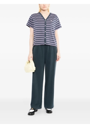 SPORT b. by agnès b. striped short-sleeve T-shirt - Purple