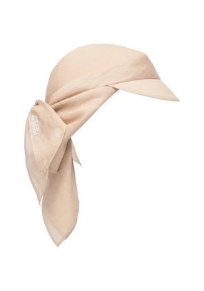 Ruslan Baginskiy self-tie peaked hat - Neutrals