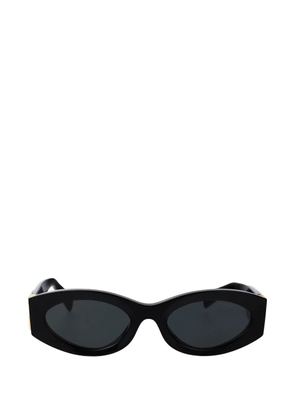 Miu Miu oval-frame sunglasses - Black