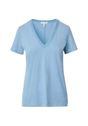 rag & bone slub-texture V-neck T-shirt - Blue