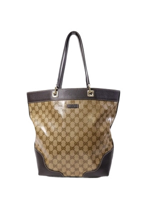 Gucci Pre-Owned GG-monogram coated-canvas tote bag - Neutrals