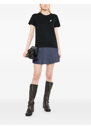 SPORT b. by agnès b. Flower Dino patched T-shirt - Black