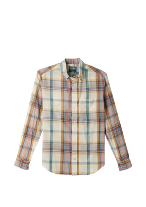 Gitman Vintage Archive Madras check-pattern shirt - Neutrals