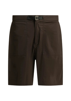 Houdini Sportswear Liquid Chore belted patch-pocket shorts - Brown