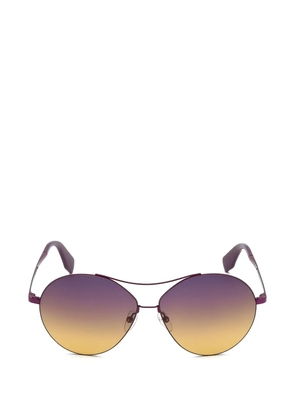 adidas round-frame sunglasses - Purple