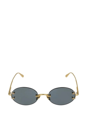 Linda Farrow Stella rimless-sunglasses - Gold
