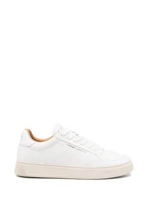 Crime London Eclipse logo-print leather sneakers - White