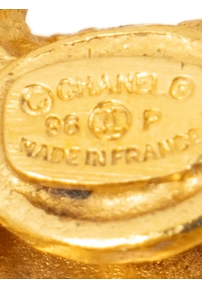 CHANEL Pre-Owned Interlocking CC earrings - Gold