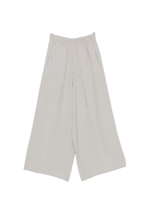 Drykorn Ceiling elasticated-waistband wide-leg palazzo pants - Grey