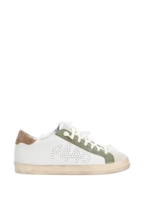 P448 John logo-perforated sneakers - White