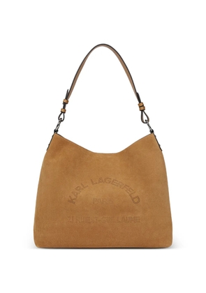 Karl Lagerfeld K/Daily suede shoulder bag - Neutrals