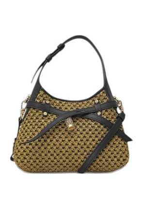 Borbonese mini Halo shoulder bag - Yellow