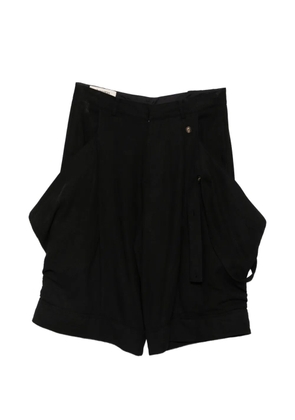 JiyongKim draped oversized-pocket trousers - Black