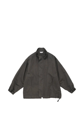 Still by Hand stand-collar jacket - Grey