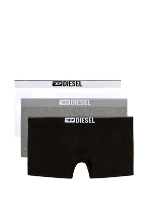 Diesel logo-print boxer (set of three) - White