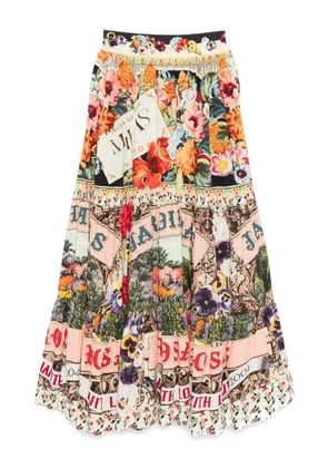 Camilla Aromatic Amor high-waisted skirt - Neutrals