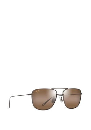 Maui Jim Mikioi pilot-frame sunglasses - Brown