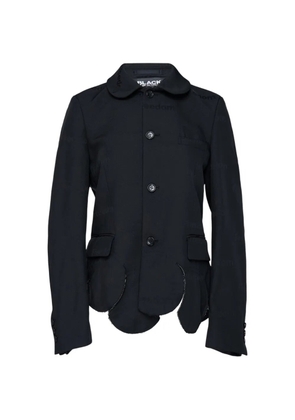 Comme Des Garçons Black scalloped-hem jacket