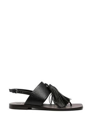 Brunello Cucinelli tassel-detail sandals - Black