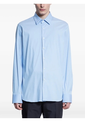 Prada classic-collar stretch shirt - Blue