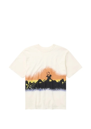 One Of These Days Driftin' Back graphic-print T-shirt - Neutrals