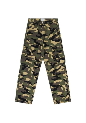 RHUDE Linares camouflage-print cargo pants - Green