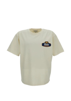 RHUDE logo-print T-shirt - White