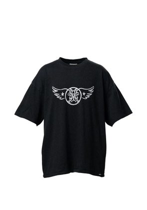 KAMIYA graphic-print t-shirt - Black