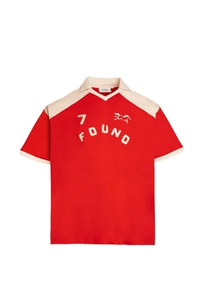 FOUND logo-detail short-sleeve T-shirt - Red