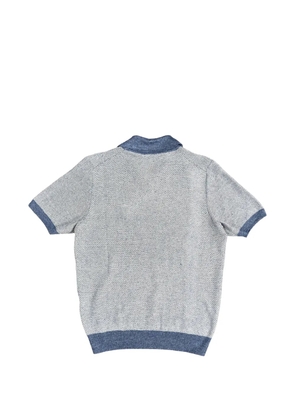 Luciano Barbera Johnny knitted polo shirt - Grey